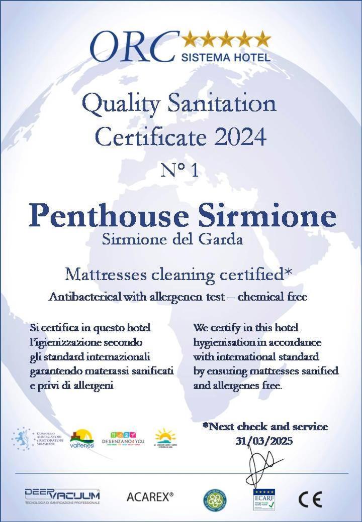 Penthouse Sirmione Close The Lake Екстер'єр фото